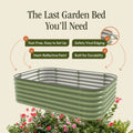 Gro-Rite "No Tools Needed" Premium Metal Raised Garden Bed Kit - Dealsoffers1.com