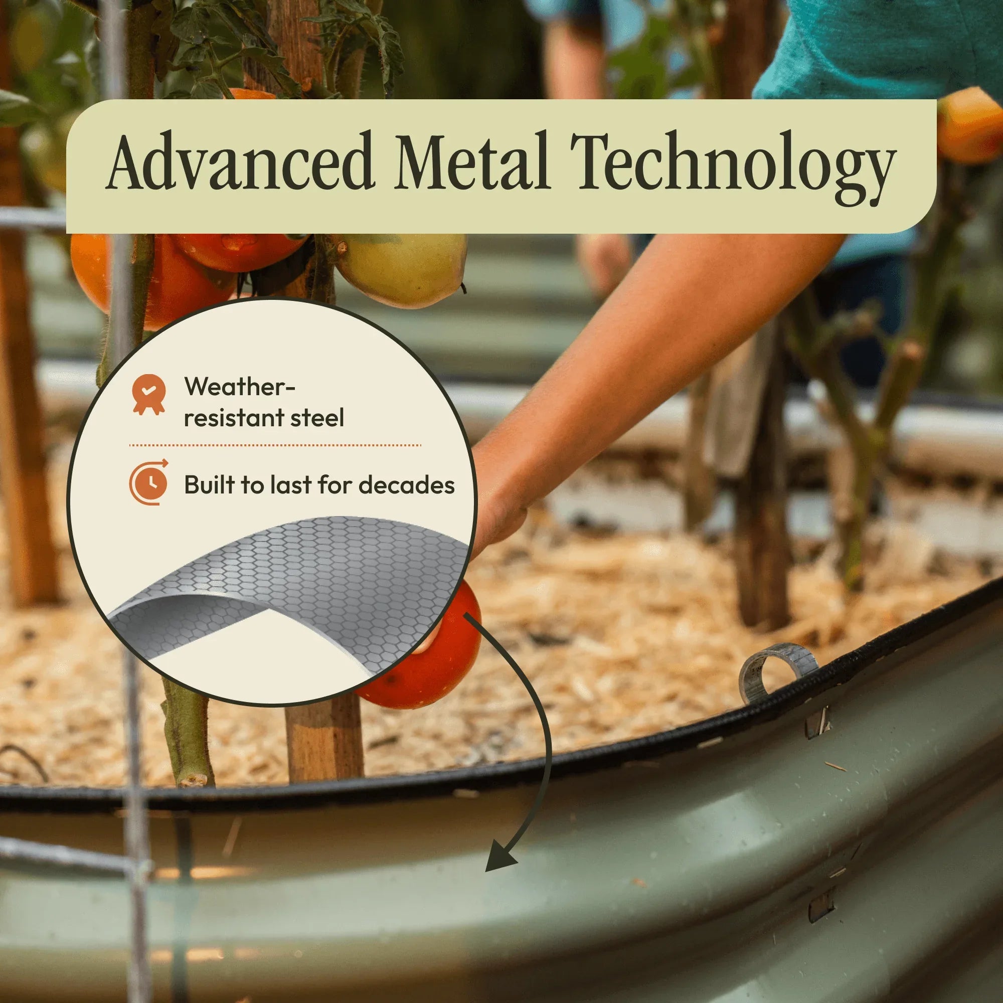 Gro-Rite "No Tools Needed" Premium Metal Raised Garden Bed Kit - Dealsoffers1.com