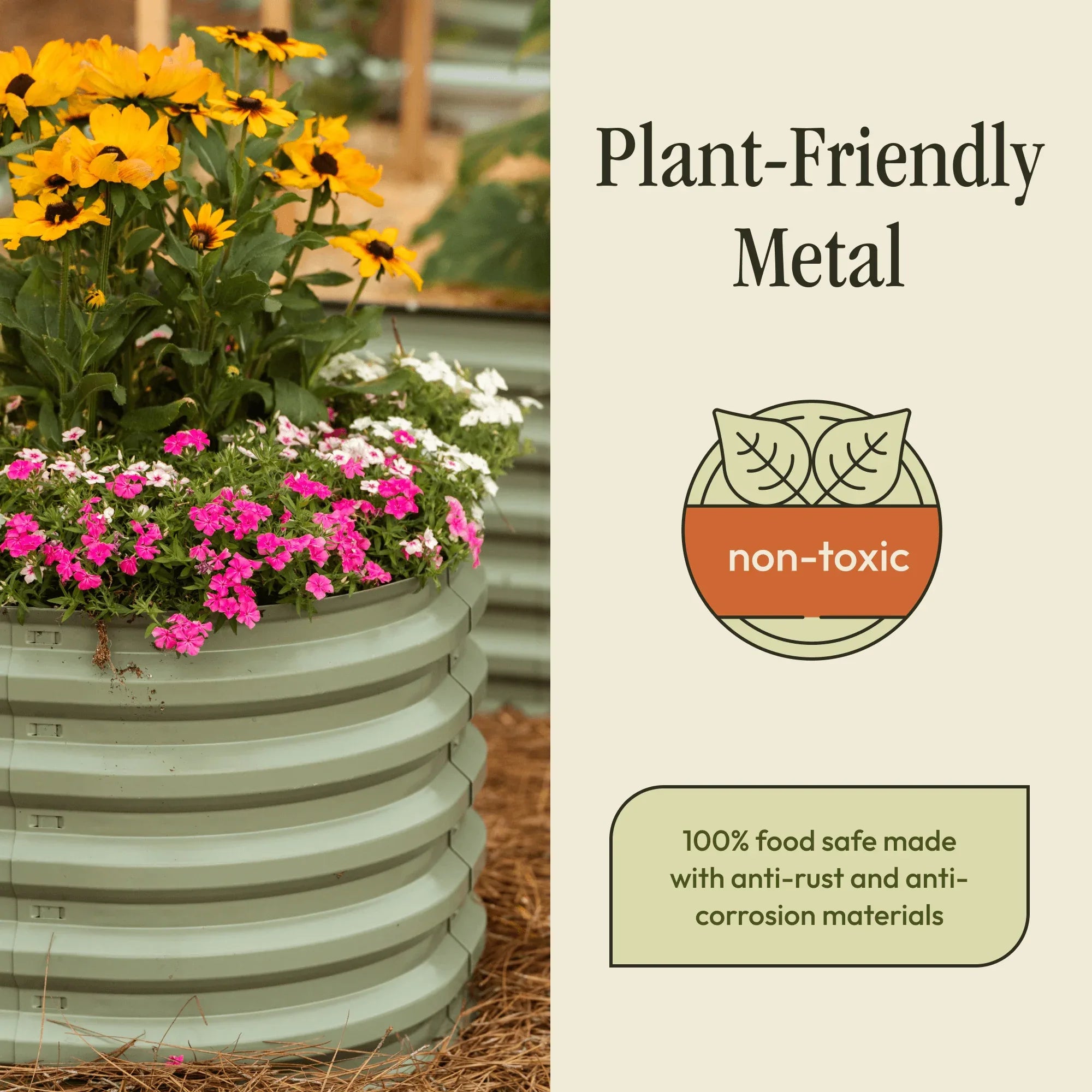 Gro-Rite "No Tools Needed" Premium Metal Raised Garden Bed Kit - Dealsoffers1.com