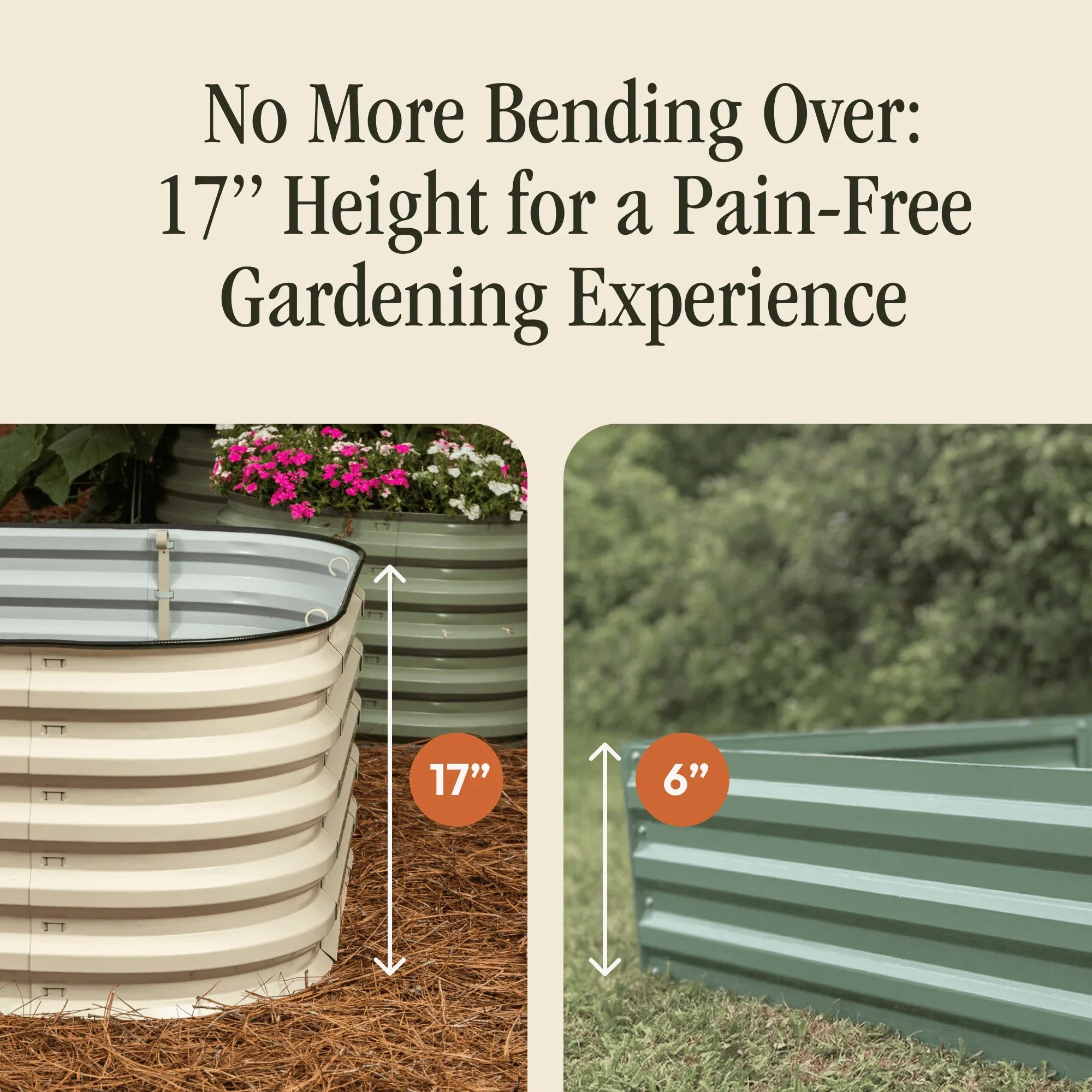 Gro-Rite "No Tools Needed" Premium Metal Raised Garden Bed Kit - Dealsoffers1.com
