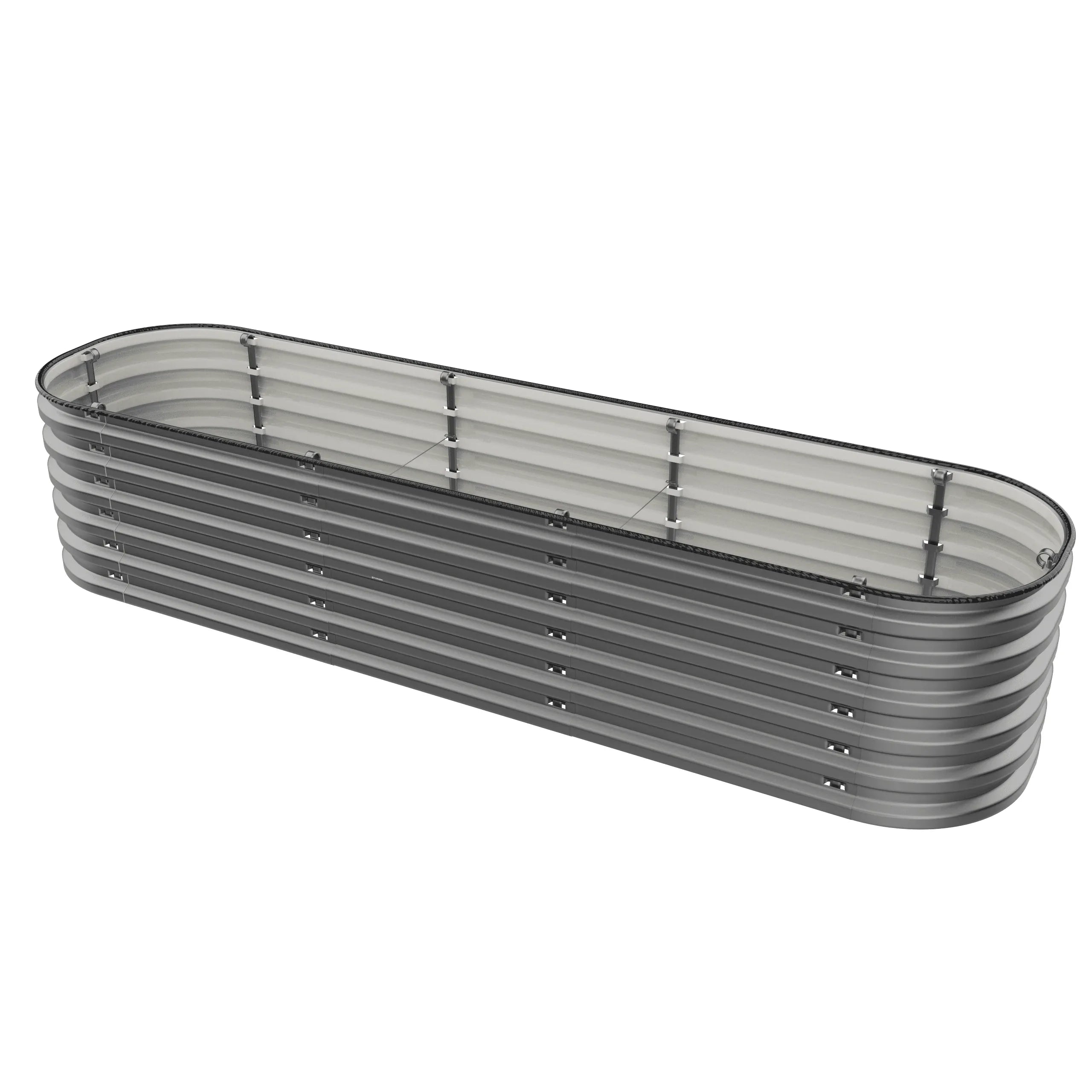 Gro-Rite "No Tools Needed" Premium Metal Raised Garden Bed Kit - Dealsoffers1.com