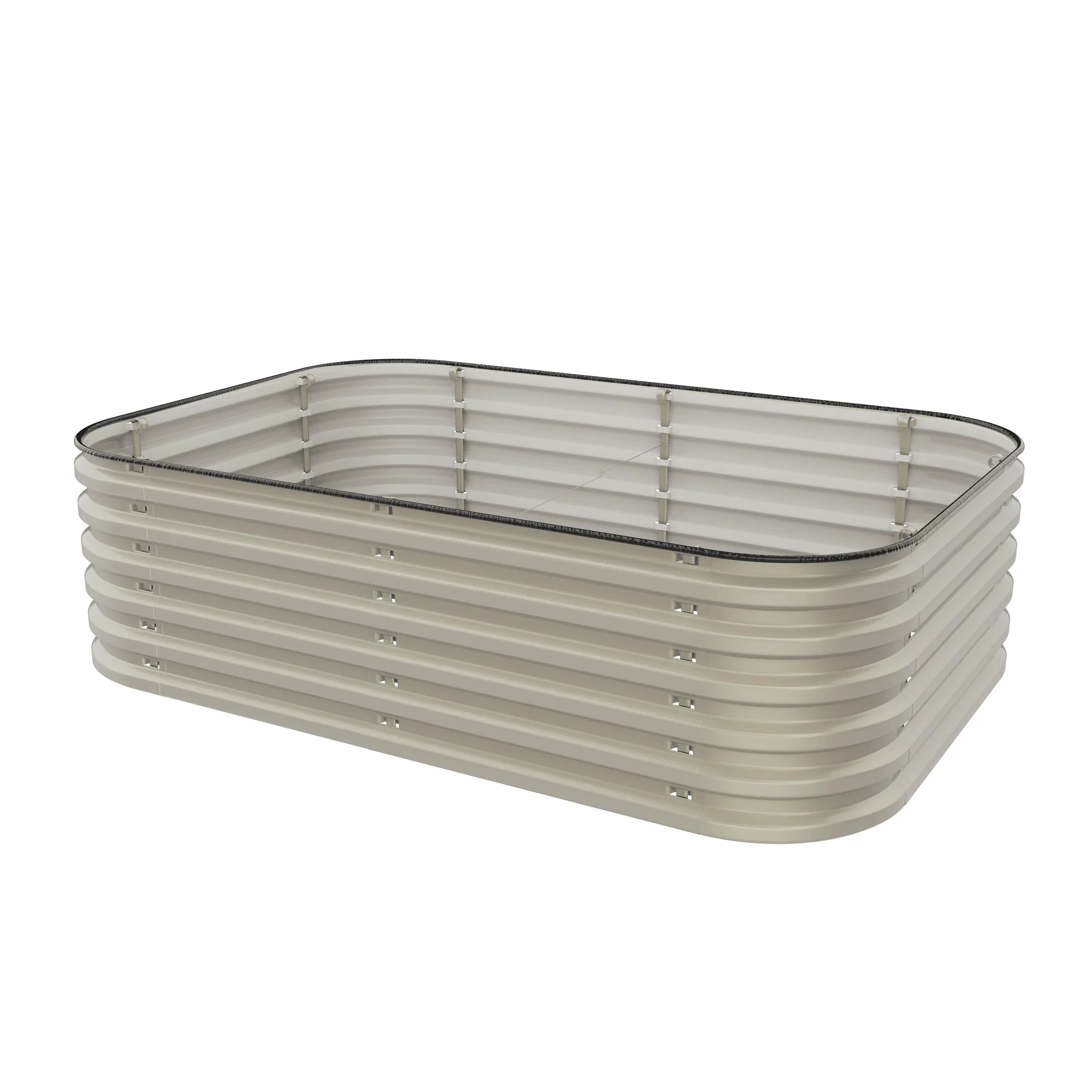 Gro-Rite "No Tools Needed" Premium Metal Raised Garden Bed Kit - Dealsoffers1.com