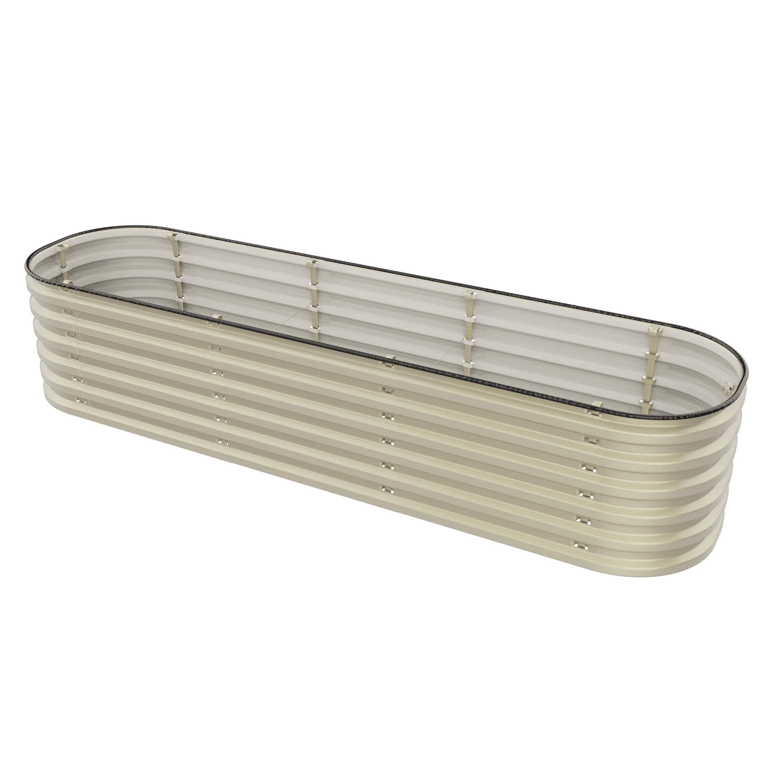 Gro-Rite "No Tools Needed" Premium Metal Raised Garden Bed Kit - Dealsoffers1.com